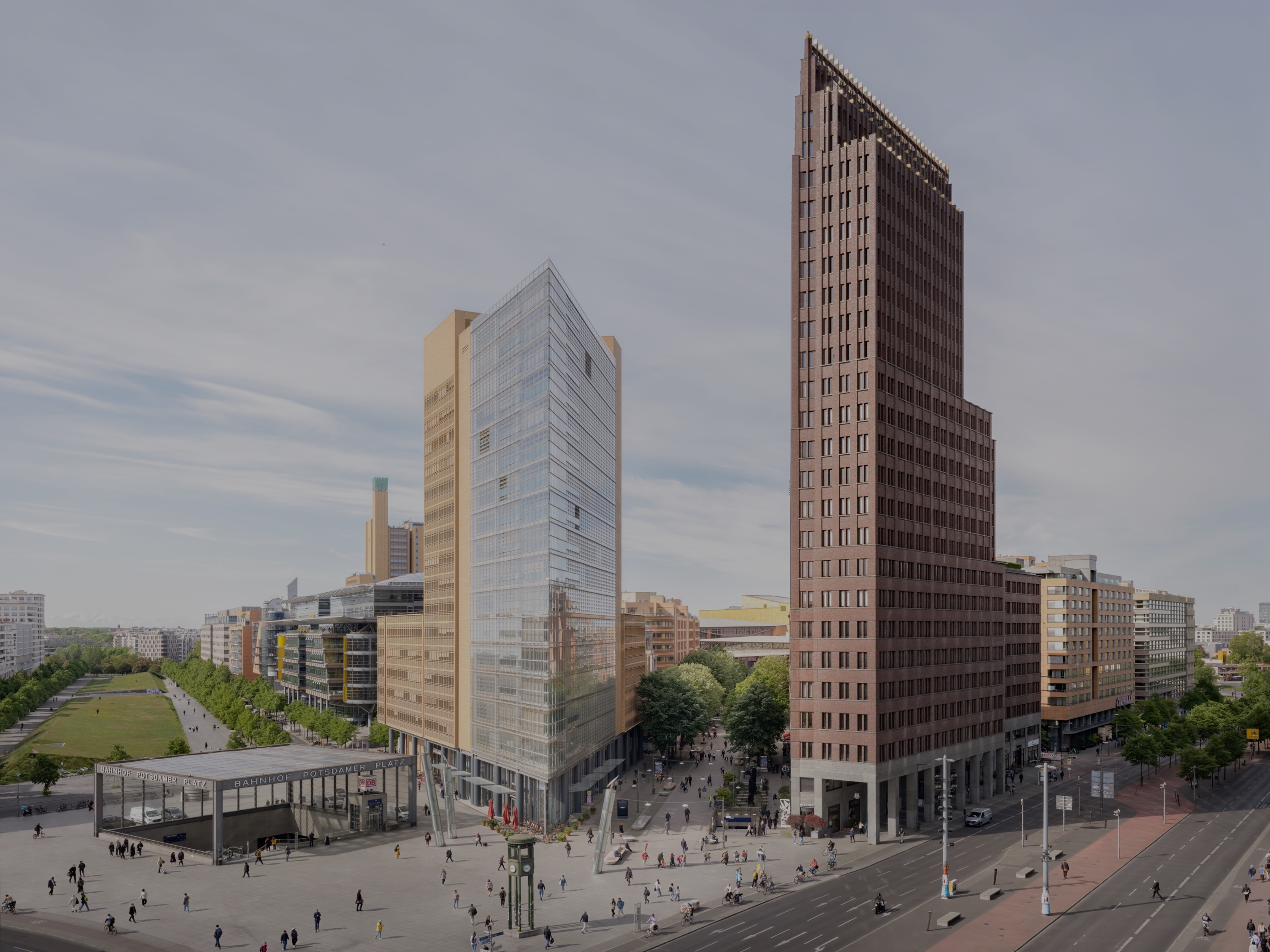 Skyline am Potsdamer Platz
