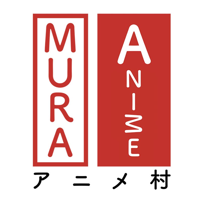 Rotes Logo von Anima Mura mit asiatischen Schriftzeichen darunter