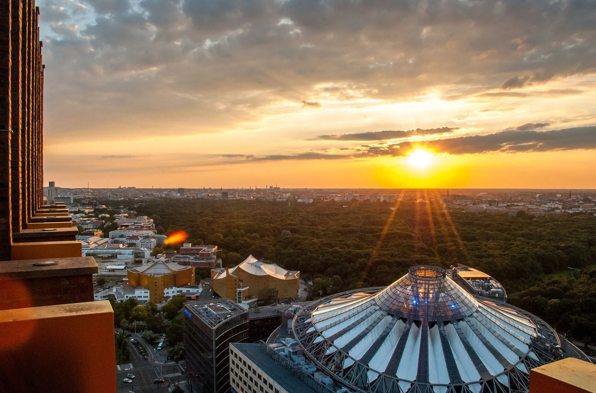 Bild vom Aussichtspunkt am Potsdamer Platz 